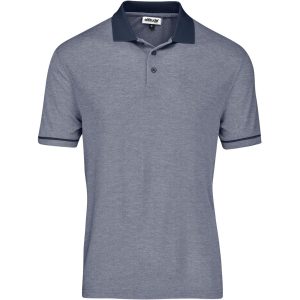 Mens Verge Golf Shirt - Blue