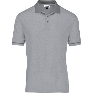Mens Verge Golf Shirt - Light Grey