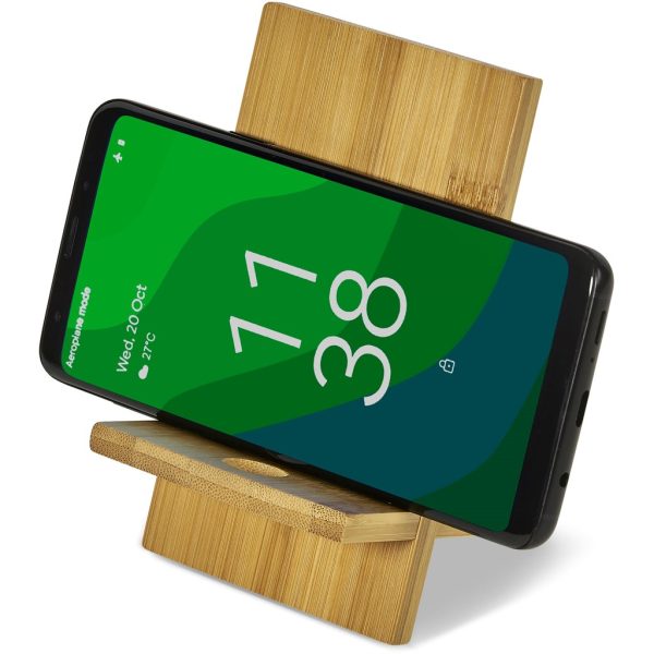 Okiyo Ekslens Bamboo Phone Stand
