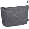 Okiyo Kesho Recycled PET Felt Mini Cosmetic Bag 10 Okiyo Kesho Recycled PET Felt Mini Cosmetic Bag