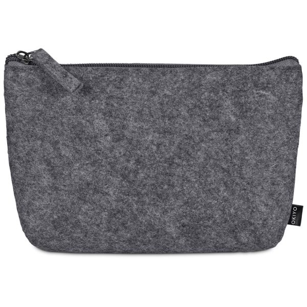 Okiyo Kesho Recycled PET Felt Mini Cosmetic Bag 4 Okiyo Kesho Recycled PET Felt Mini Cosmetic Bag