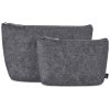 Okiyo Kesho Recycled PET Felt Mini Cosmetic Bag 5 Okiyo Kesho Recycled PET Felt Mini Cosmetic Bag