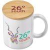 Okiyo Sozo Bamboo & Ceramic Sublimation Coffee Mug - 330ml