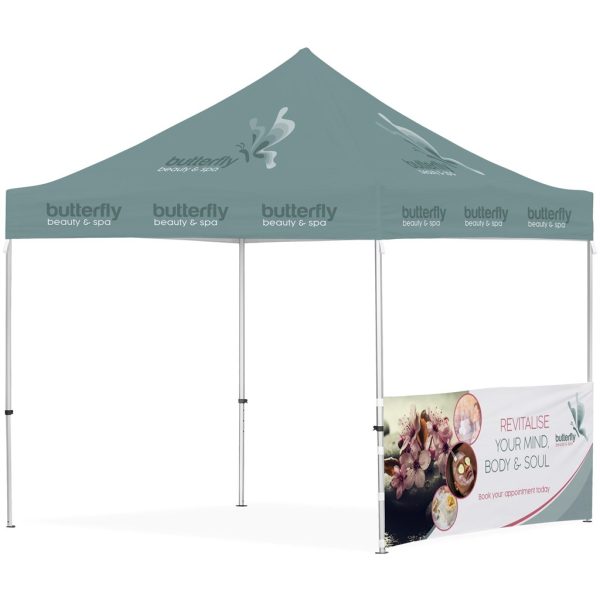 Ovation Sublimated Gazebo 3m X 3m - 1 Half-Wall Skin15 Ovation Sublimated Gazebo 3m X 3m - 1 Half-Wall Skin