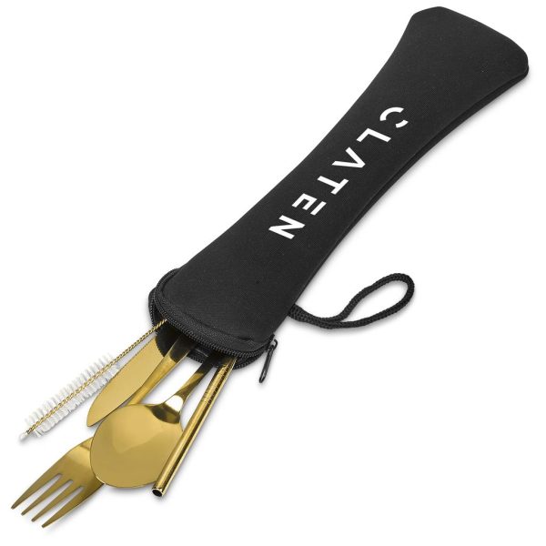 Serendipio Golden Cutlery Set 2 Serendipio Golden Cutlery Set