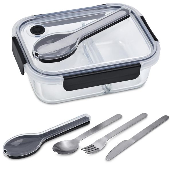 Serendipio Mealmate Lunch Box & Cutlery Set