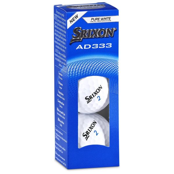 Srixon AD333 Golf Balls Sleeve of 3