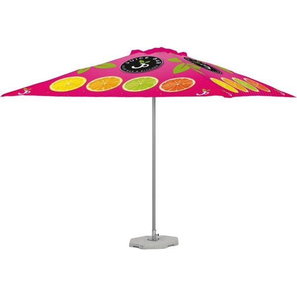 Sublimated Parasol Single Hexagonal Pole 3m x 3m Sublimated Parasol Single Hexagonal Pole 3m x 3m