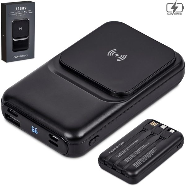 Swiss Cougar Argos Fast Charge 20W Wireless Charging Magnetic Power Bank -10,000mAh 21 Swiss Cougar Argos Fast Charge 20W Wireless Charging Magnetic Power Bank -10,000mAh