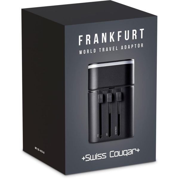 Swiss Cougar Frankfurt World Travel Adaptor 19 Swiss Cougar Frankfurt World Travel Adaptor