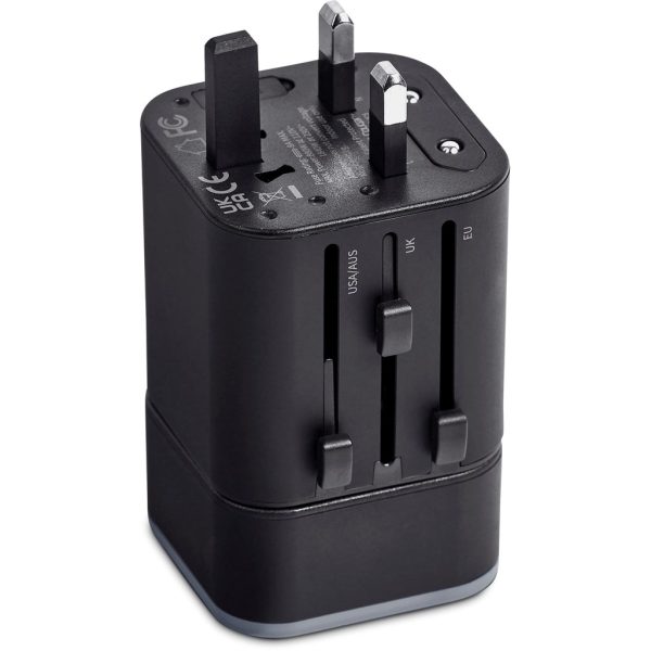 Swiss Cougar Frankfurt World Travel Adaptor 2 Swiss Cougar Frankfurt World Travel Adaptor