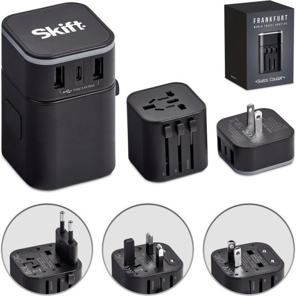 Swiss Cougar Frankfurt World Travel Adaptor Swiss Cougar Frankfurt World Travel Adaptor