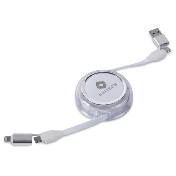 Swiss Cougar Luanda 4-in-1 Retractable Fast Charge 240W PD Cable 12 Swiss Cougar Luanda 4-in-1 Retractable Fast Charge 240W PD Cable