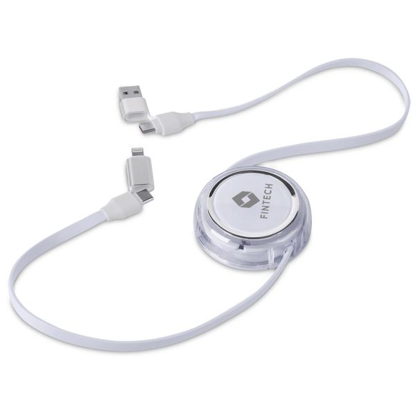 Swiss Cougar Luanda 4-in-1 Retractable Fast Charge 240W PD Cable 15 Swiss Cougar Luanda 4-in-1 Retractable Fast Charge 240W PD Cable