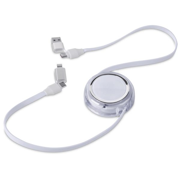 Swiss Cougar Luanda 4-in-1 Retractable Fast Charge 240W PD Cable 2 Swiss Cougar Luanda 4-in-1 Retractable Fast Charge 240W PD Cable
