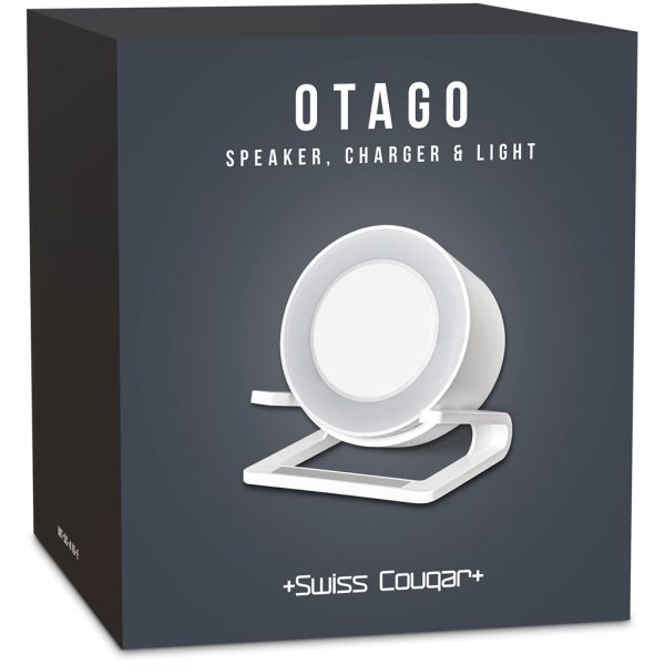 Swiss Cougar Otago Bluetooth Speaker, Wireless Charger, Phone Stand & Night Light 2 Swiss Cougar Otago Bluetooth Speaker, Wireless Charger, Phone Stand & Night Light