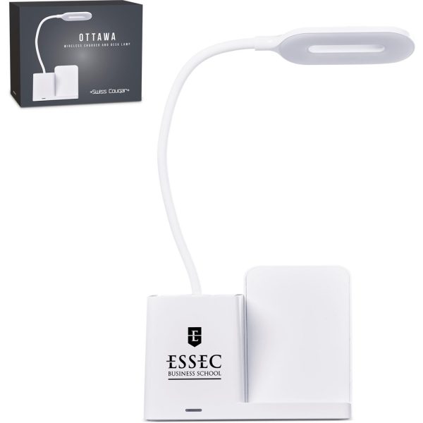 Swiss Cougar Ottawa Wireless Charger and Desk Lamp Swiss Cougar Ottawa Wireless Charger and Desk Lamp