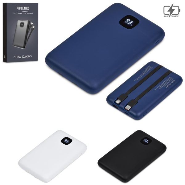 Swiss Cougar Phoenix Fast Charge 22.5W Power Bank - 10,000mAh 3 Swiss Cougar Phoenix Fast Charge 22.5W Power Bank - 10,000mAh