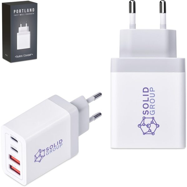 Swiss Cougar Portland Fast Wall Charger Swiss Cougar Portland Fast Wall Charger