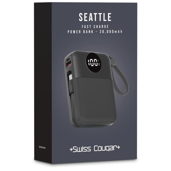 Swiss Cougar Seattle Fast Charge 22.5W Power Bank - 20,000mAh 2 Swiss Cougar Seattle Fast Charge 22.5W Power Bank - 20,000mAh