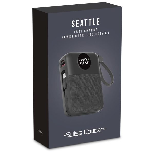 Swiss Cougar Seattle Fast Charge 22.5W Power Bank - 20,000mAh 3 Swiss Cougar Seattle Fast Charge 22.5W Power Bank - 20,000mAh