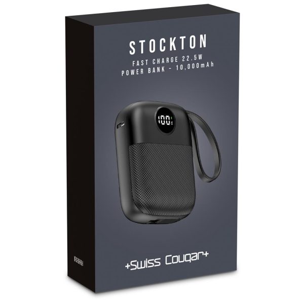Swiss Cougar Stockton Fast Charge 22.5W Power Bank - 10000mAh 3 Swiss Cougar Stockton Fast Charge 22.5W Power Bank - 10000mAh