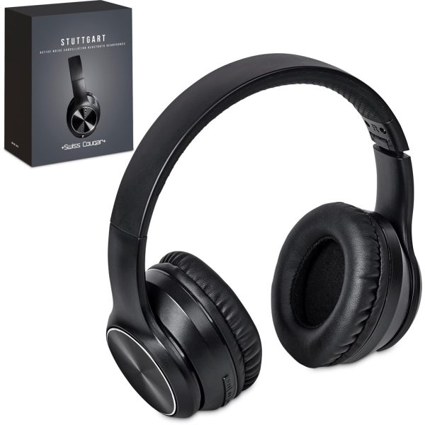Swiss Cougar Stuttgart Active Noise-Cancelling Bluetooth Headphones 8 Swiss Cougar Stuttgart Active Noise-Cancelling Bluetooth Headphones