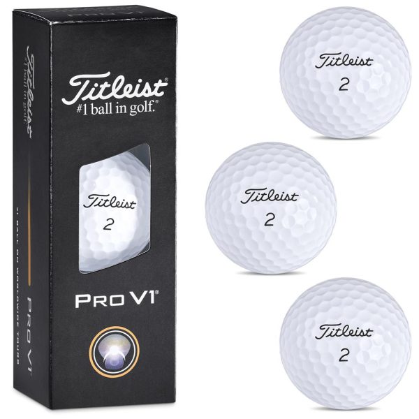 Titleist ProV1 Golf Balls Sleeve of 3 2 Titleist ProV1 Golf Balls Sleeve of 3