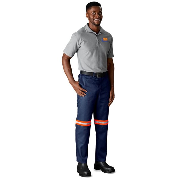 Site Premium Polycotton Pants - Reflective Legs - Orange Tape