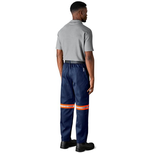 Site Premium Polycotton Pants - Reflective Legs - Orange Tape