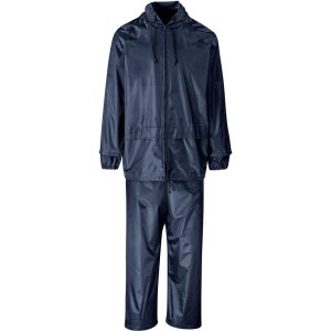 Weather Polyester/PVC Rainsuit - Olive