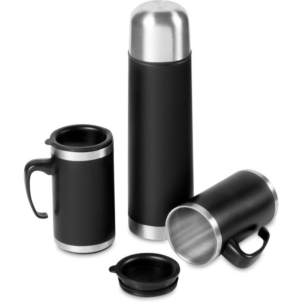 Altitude Cardinal Stainless Steel Vacuum Flask & Mug Set4 Altitude Cardinal Stainless Steel Vacuum Flask & Mug Set