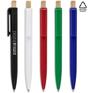 Altitude Tickit Recycled Plastic & Bamboo Ball Pen Altitude Tickit Recycled Plastic & Bamboo Ball Pen