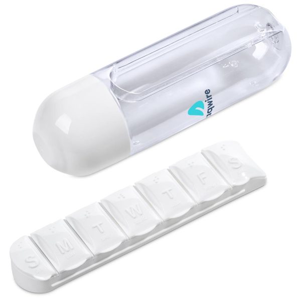 Altitude Vita-Stream Pill Box Plastic Water Bottle - 600ml14 Altitude Vita-Stream Pill Box Plastic Water Bottle - 600ml