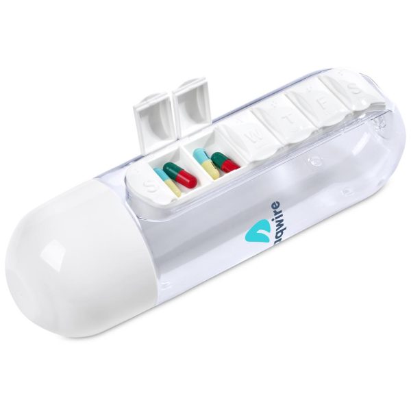 Altitude Vita-Stream Pill Box Plastic Water Bottle - 600ml21 Altitude Vita-Stream Pill Box Plastic Water Bottle - 600ml