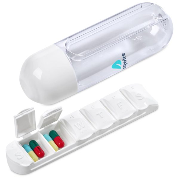 Altitude Vita-Stream Pill Box Plastic Water Bottle - 600ml9 Altitude Vita-Stream Pill Box Plastic Water Bottle - 600ml