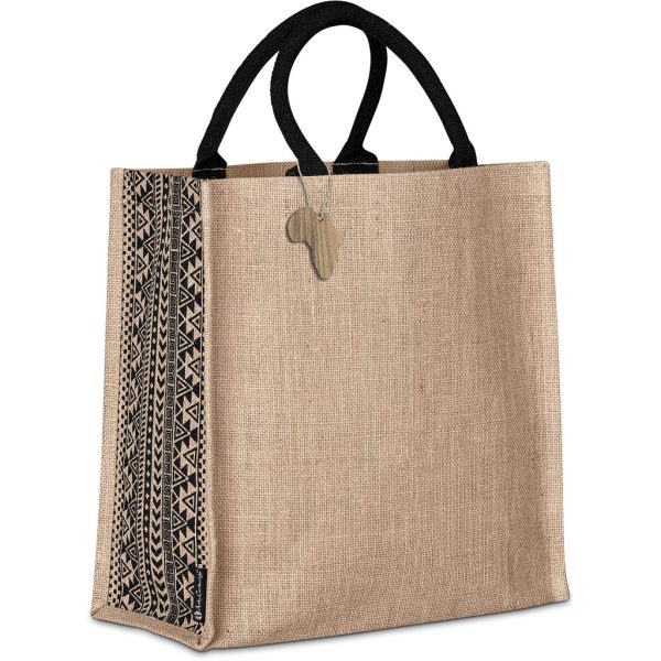 Andy Cartwright Symmetry Jute Tote 2 Andy Cartwright Symmetry Jute Tote