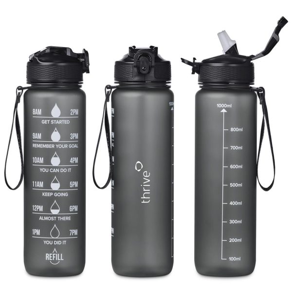 Eva & Elm Neptune Plastic Water Bottle - 1 Litre Eva & Elm Neptune Plastic Water Bottle - 1 Litre