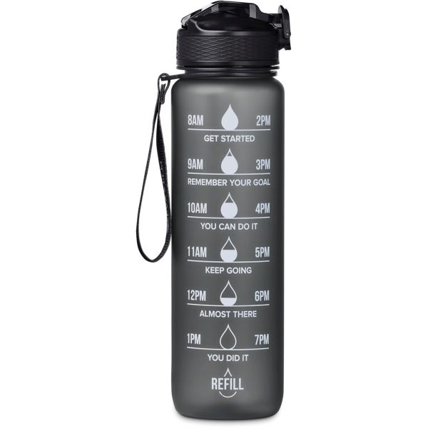 Eva & Elm Neptune Plastic Water Bottle - 1 Litre1 Eva & Elm Neptune Plastic Water Bottle - 1 Litre