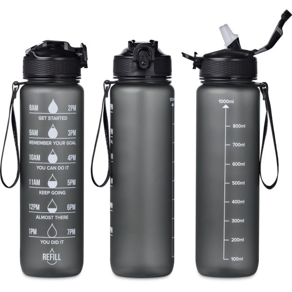 Eva & Elm Neptune Plastic Water Bottle - 1 Litre4 Eva & Elm Neptune Plastic Water Bottle - 1 Litre