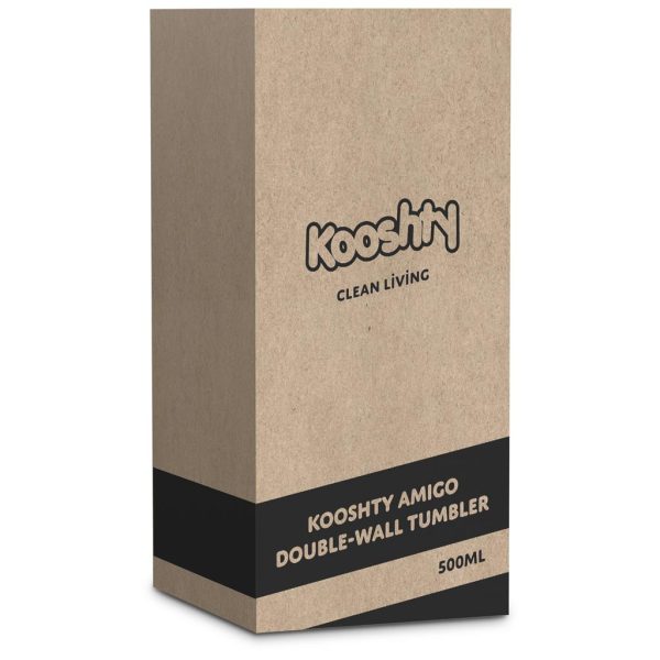 Kooshty Amigo Stainless Steel & Plastic Double-Wall Tumbler - 500ml1 Kooshty Amigo Stainless Steel & Plastic Double-Wall Tumbler - 500ml