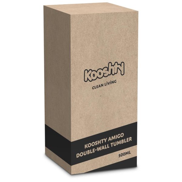 Kooshty Amigo Stainless Steel & Plastic Double-Wall Tumbler - 500ml3 Kooshty Amigo Stainless Steel & Plastic Double-Wall Tumbler - 500ml