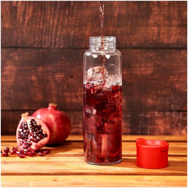 Kooshty Boost Glass Water Bottle - 700ml4 Kooshty Boost Glass Water Bottle - 700ml