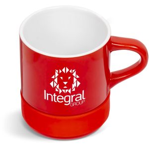 Kooshty Mixalot Ceramic Coffee Mug - 320ml - Red Kooshty Mixalot Ceramic Coffee Mug - 320ml - Red