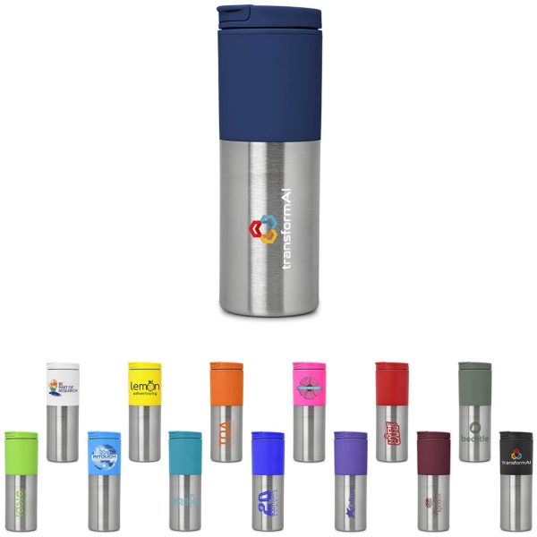 Kooshty Typhoon Stainless Steel & Plastic Double-Wall Tumbler - 450ml Kooshty Typhoon Stainless Steel & Plastic Double-Wall Tumbler - 450ml