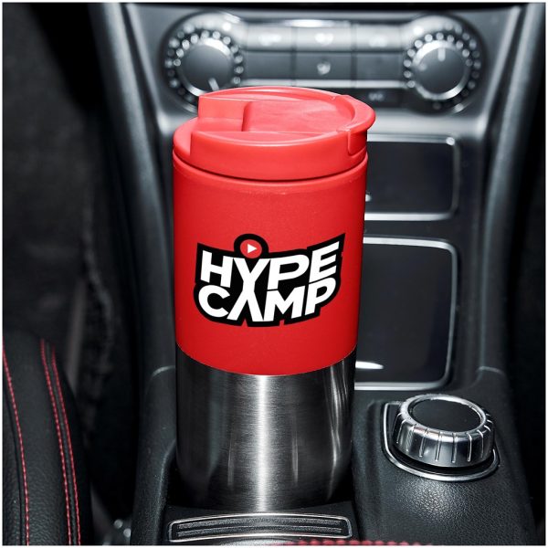 Kooshty Typhoon Stainless Steel & Plastic Double-Wall Tumbler - 450ml2 Kooshty Typhoon Stainless Steel & Plastic Double-Wall Tumbler - 450ml