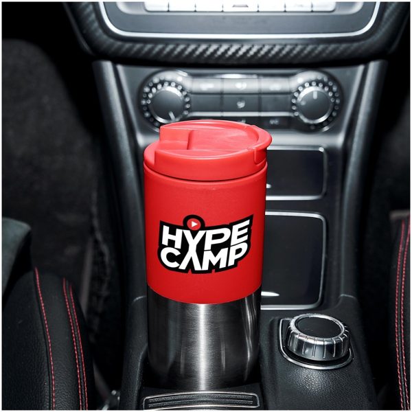 Kooshty Typhoon Stainless Steel & Plastic Double-Wall Tumbler - 450ml3 Kooshty Typhoon Stainless Steel & Plastic Double-Wall Tumbler - 450ml