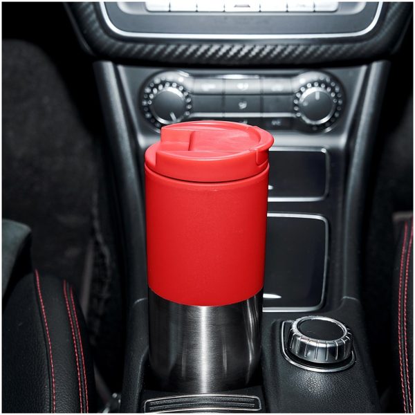 Kooshty Typhoon Stainless Steel & Plastic Double-Wall Tumbler - 450ml6 Kooshty Typhoon Stainless Steel & Plastic Double-Wall Tumbler - 450ml