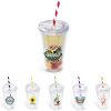 Malibu Double-Wall Plastic Tumbler & Straw - 470ml Malibu Double-Wall Plastic Tumbler & Straw - 470ml