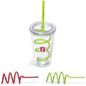 Malibu Tumbler & Twisty Straw Tumbler Malibu Tumbler & Twisty Straw Tumbler